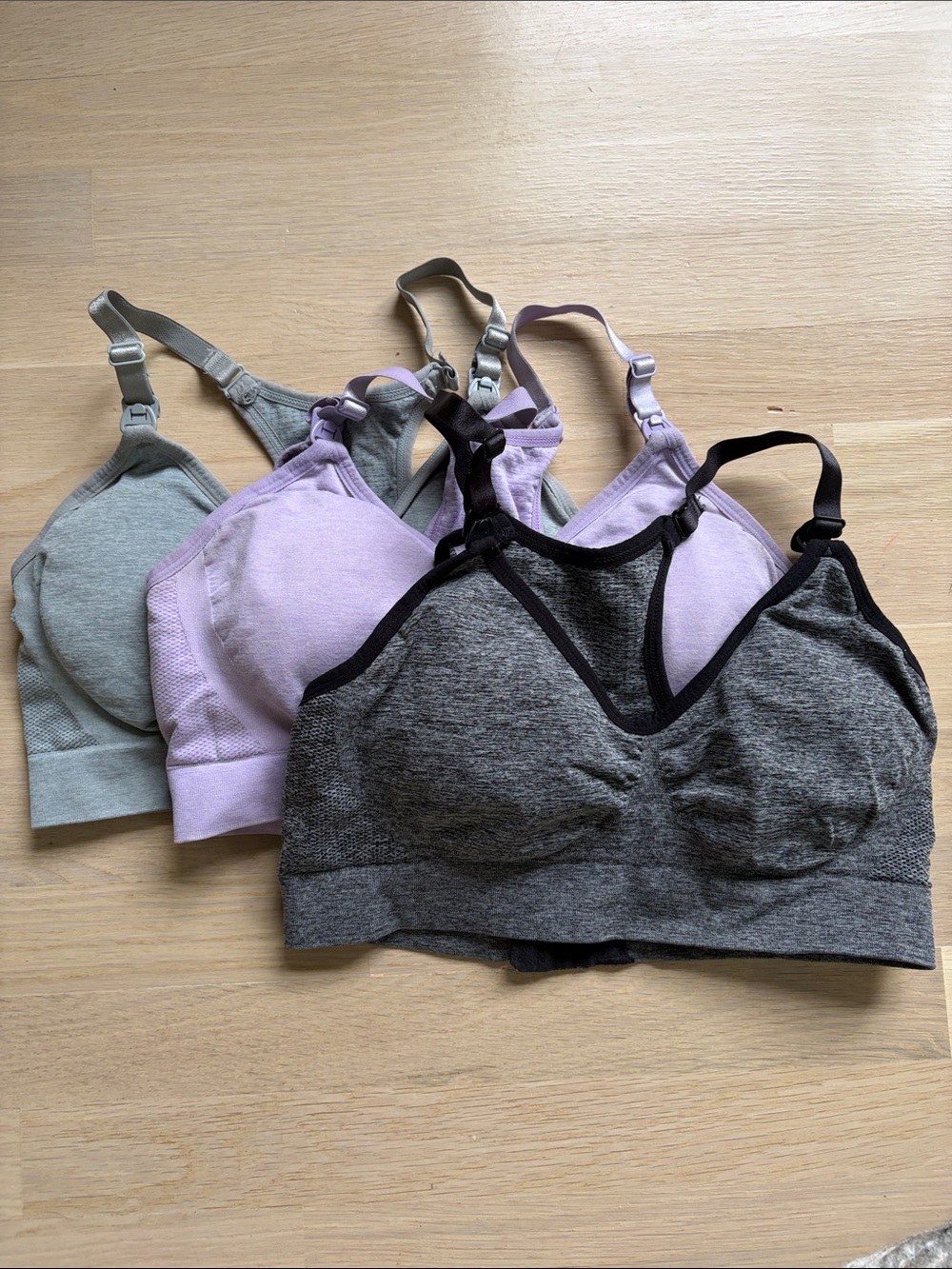 Nursing sports bra